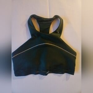 ALO Yoga Dark Green Sports Bra